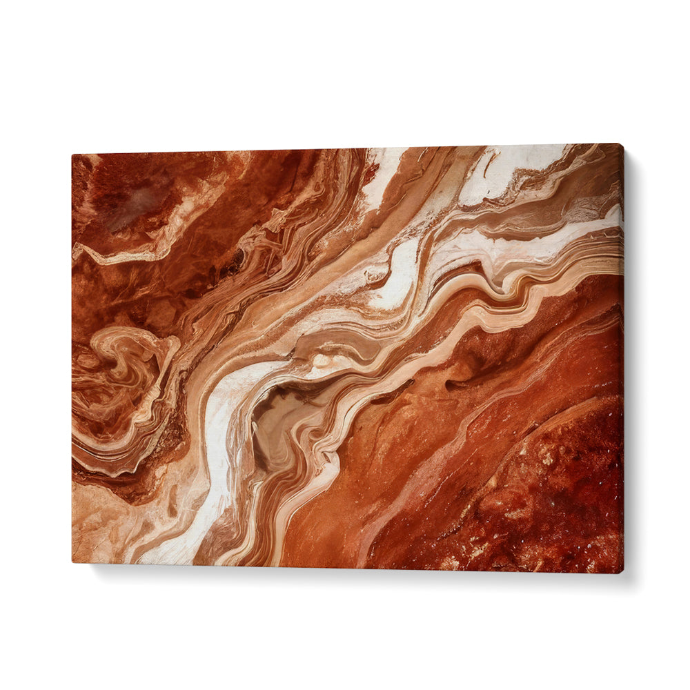 Stunning patterns in rich earthy tones, abstract paintings enhance any space with nature-inspired beauty.