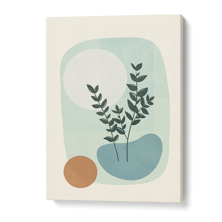 AZZURRO SHAPES III , BOHO ART PAINTINGS