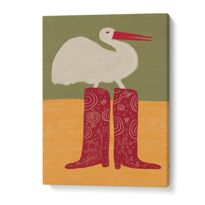 BIRD IN RED BOOTS