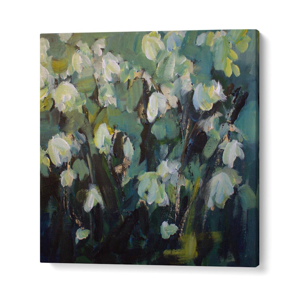 Stunning BLOOMING SERENITY, FLORAL FLOWER PAINTINGS featuring abstract floral brushstrokes that enhance any space.