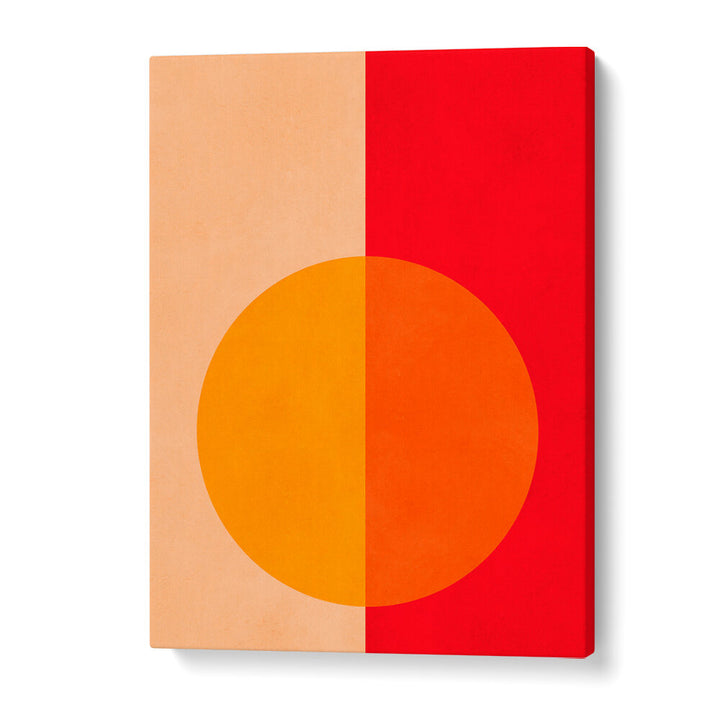 BOLD BISECTED CIRCLE , GEOMETRIC ART PRINTS