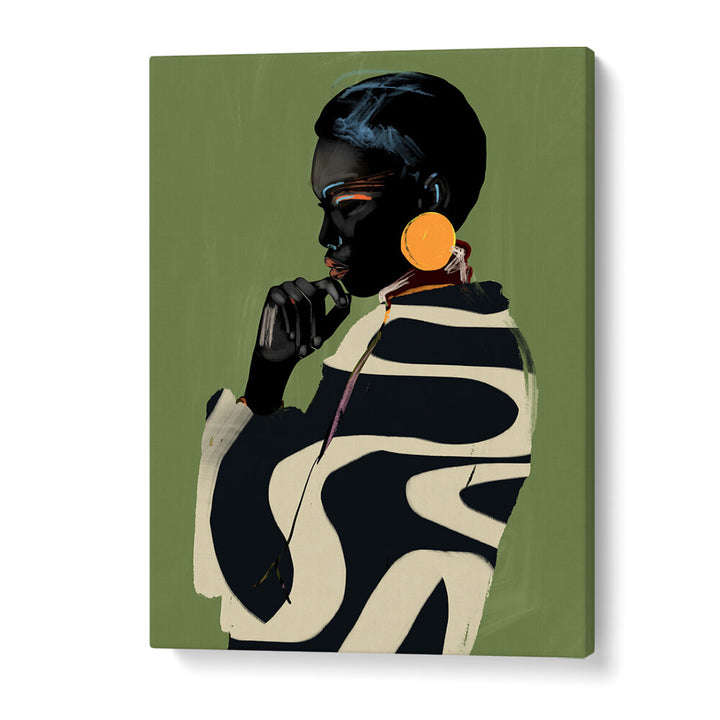 BOLD CONTEMPLATION , PORTRAITS & FIGURATIVE ILLUSTRATIONS