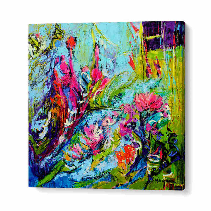 BOTANIC RADIANCE V , ABSTRACT PAINTINGS