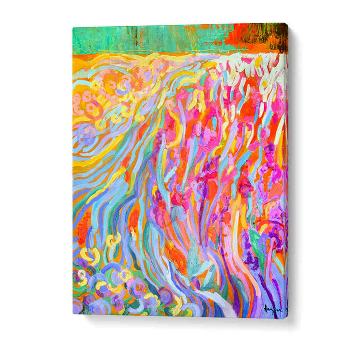 BRILLIANT BLOOM SCAPE II  , ABSTRACT PAINTINGS