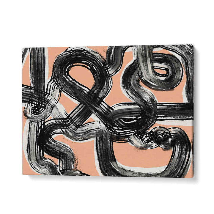 TWISTING PATHWAYS , ABSTRACT PAINTINGS