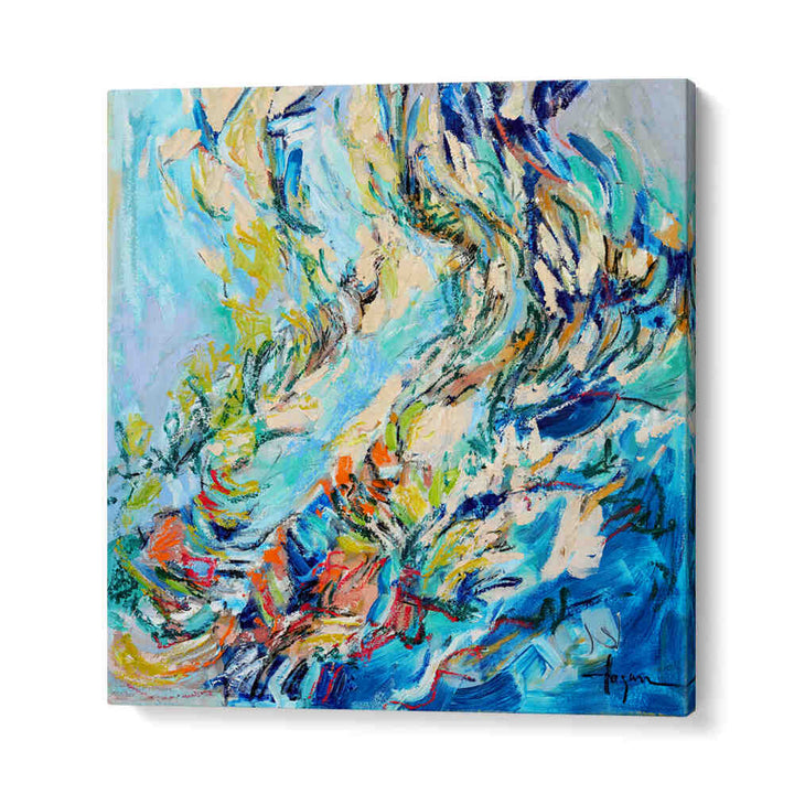 BURST OF BLOOMING LIGHT III , ABSTRACT PAINTINGS