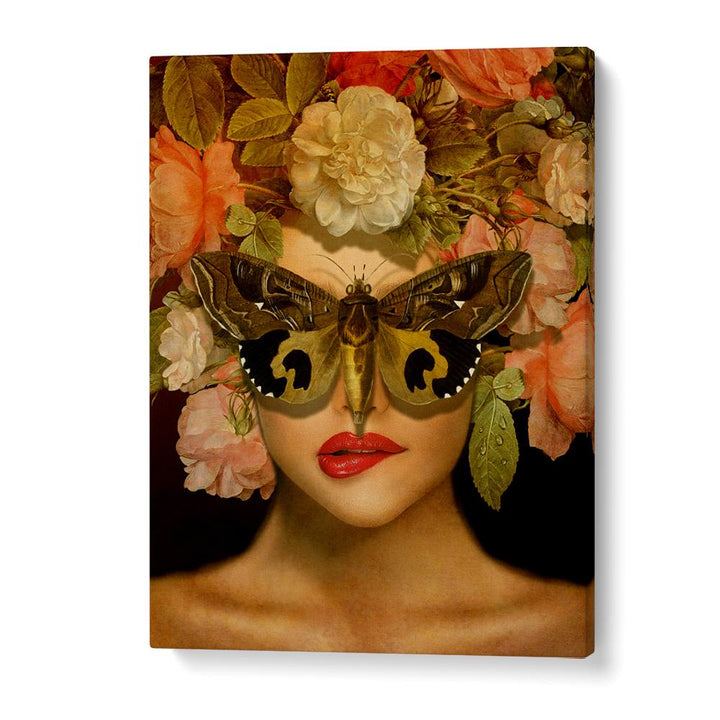 BUTTERFLY MASKED WOMAN