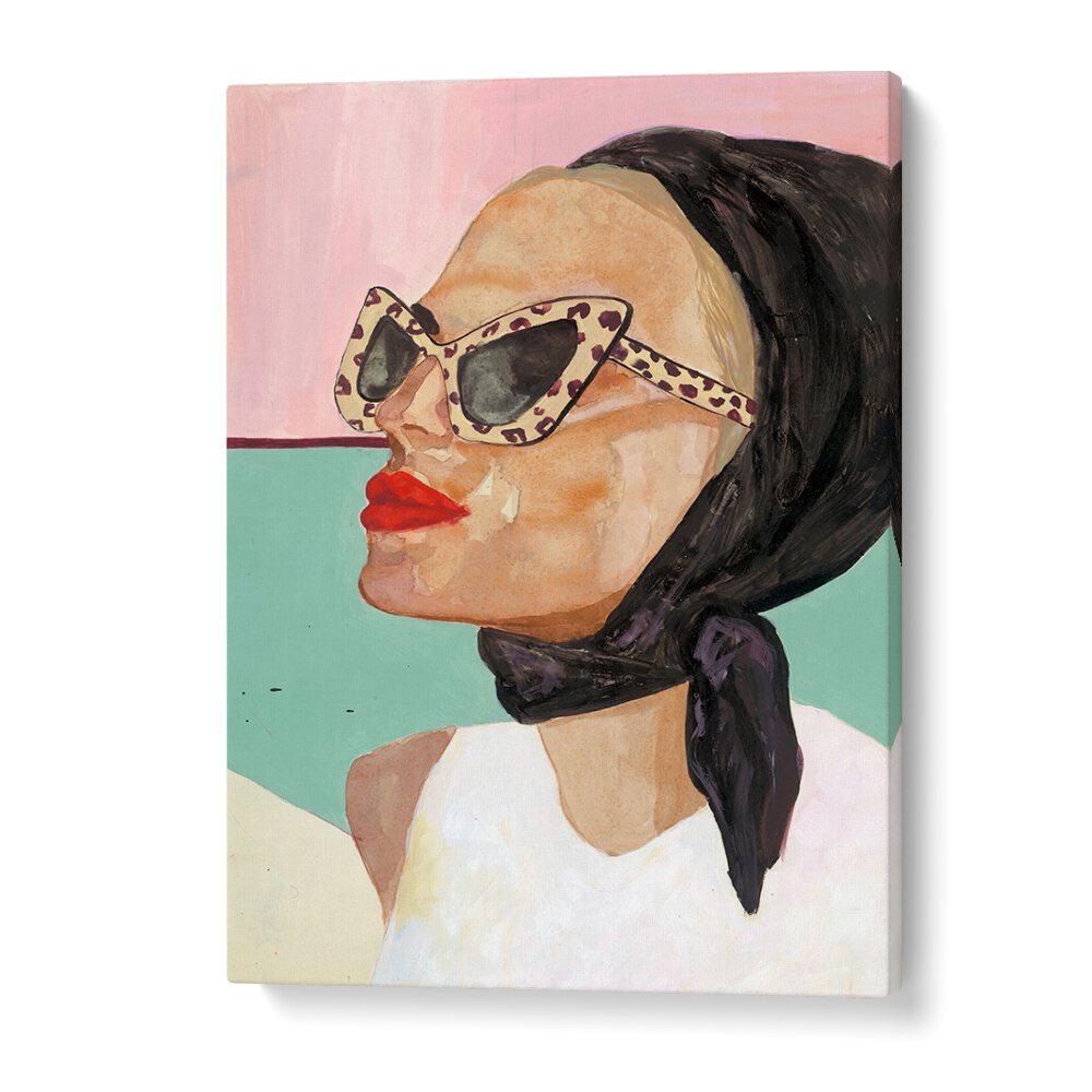 Elegant CAPRI, PORTRAITS artwork showcasing a chic woman, perfect for enhancing your home décor.