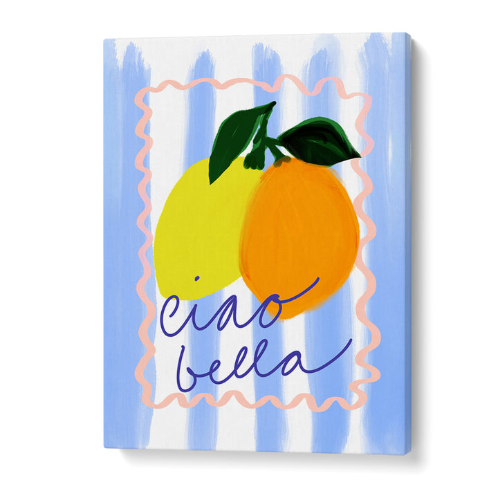 Bright and elegant CIAO BELLA NO I, KITCHEN POSTERS featuring lemons and oranges to elevate your kitchen decor.