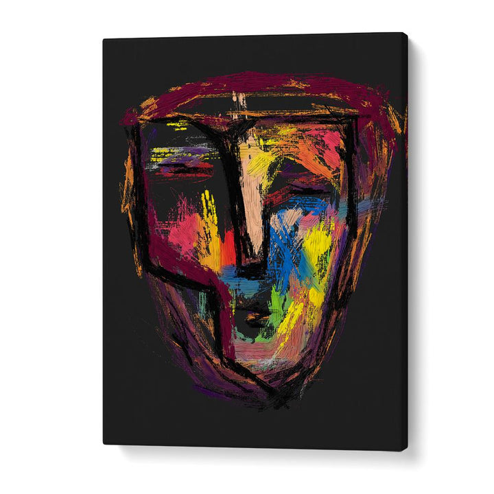 COLORFUL ABSTRACT FACE