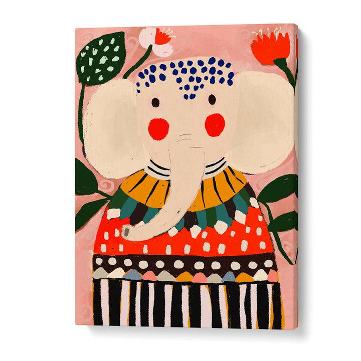 COLORFUL WHIMSICAL ELEPHANT