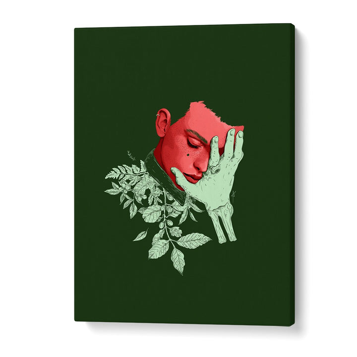 CONTEMPLATIVE BOTANICAL PORTRAIT
