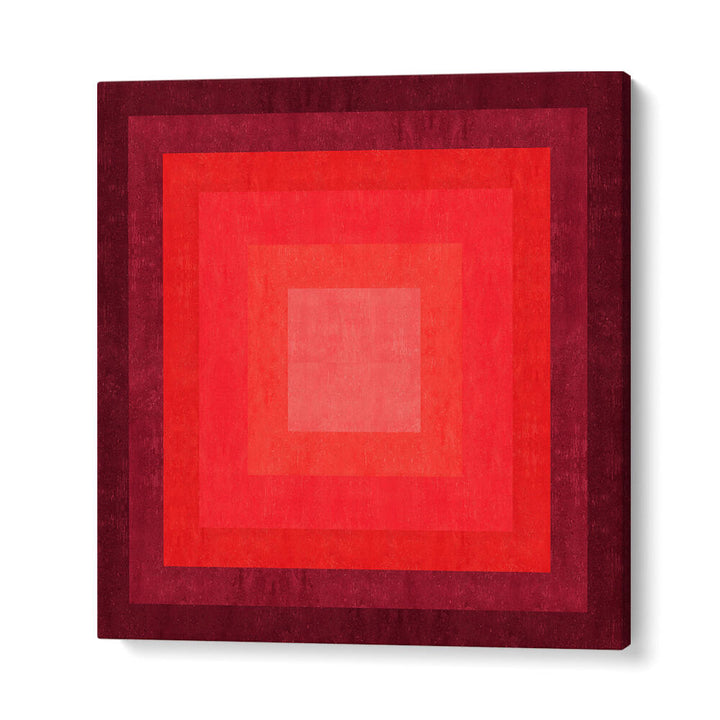 CRIMSON CONCENTRIC , GEOMETRIC ART PRINTS