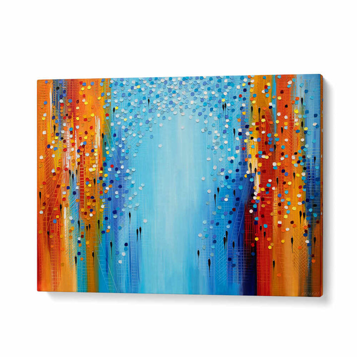 COLORS OF THE CITY MOOD , MODERN IMPRESSIONISM PAINTINGS