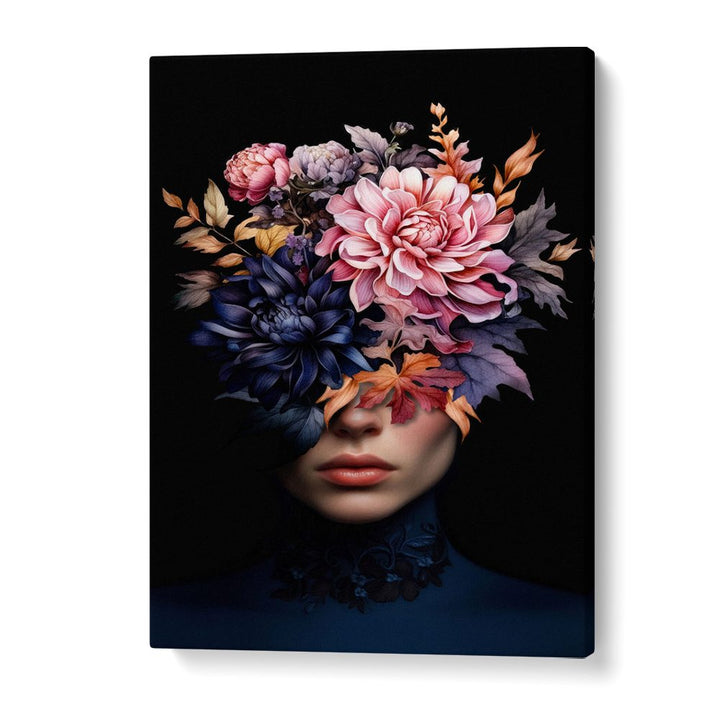 DARK FLORAL PORTRAIT