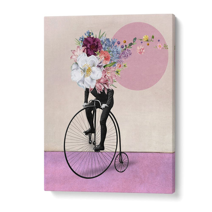 FLOWER HEAD PENNY FARTHING
