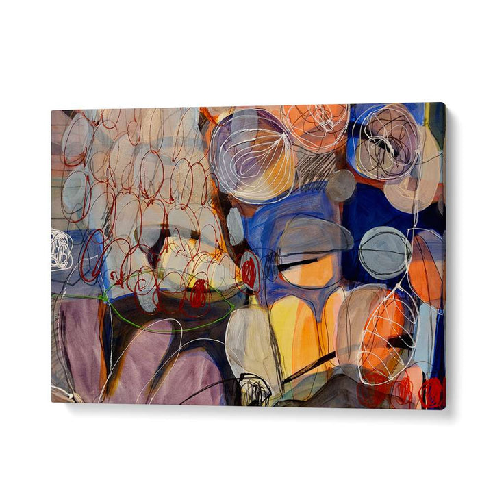 Vibrant hues and dynamic strokes define DEAR DIARY III, ABSTRACT PAINTINGS, perfect for contemporary art lovers.