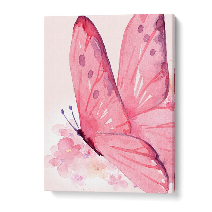 Delicate PI Kids Room Paintings showcase a vibrant butterfly, adding charm and creativity to your child's space.