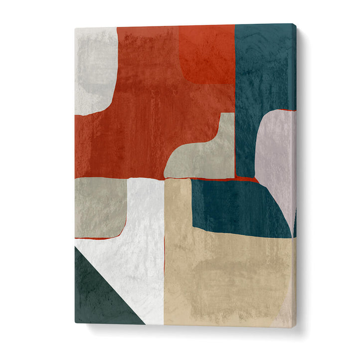 EARTH AND TIDE INTERLOCK I , ABSTRACT PAINTINGS