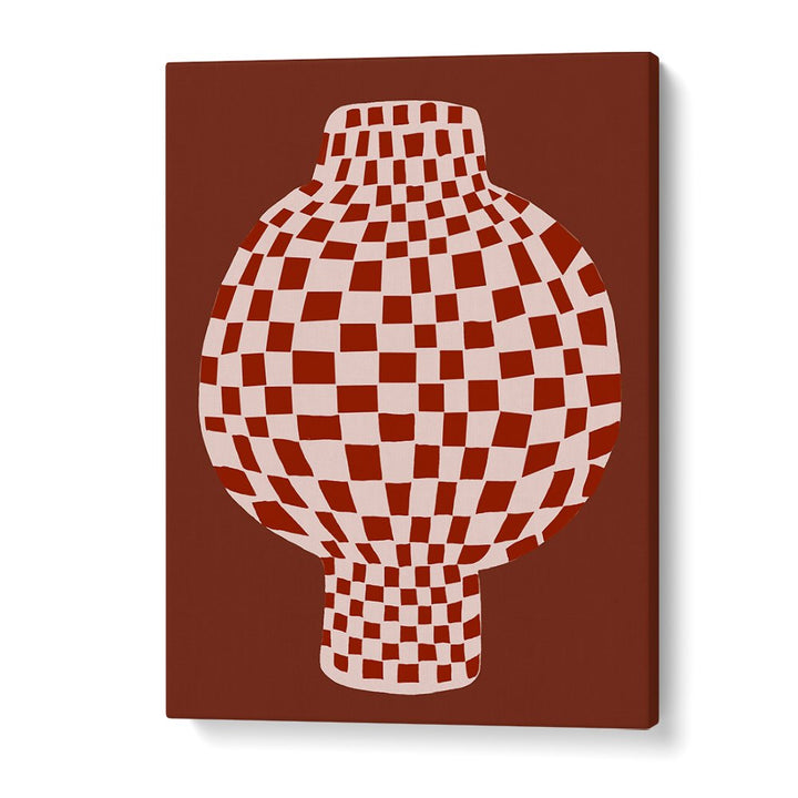 EARTHY CHECKERED VASE