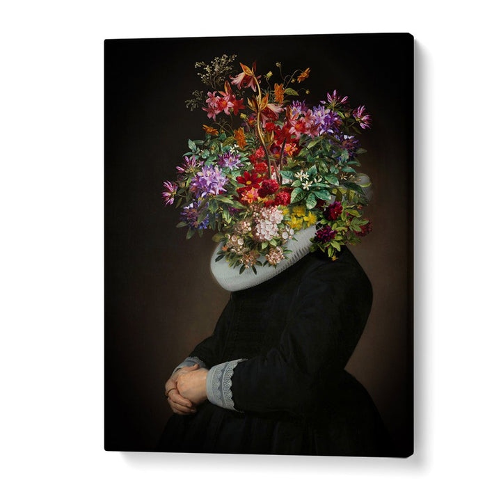 ELEGANT BAROQUE FLORAL HEAD