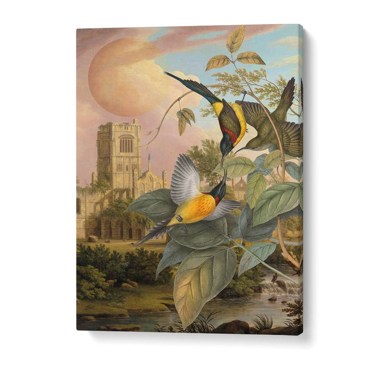 EXOTIC BIRDS PASTEL MOON