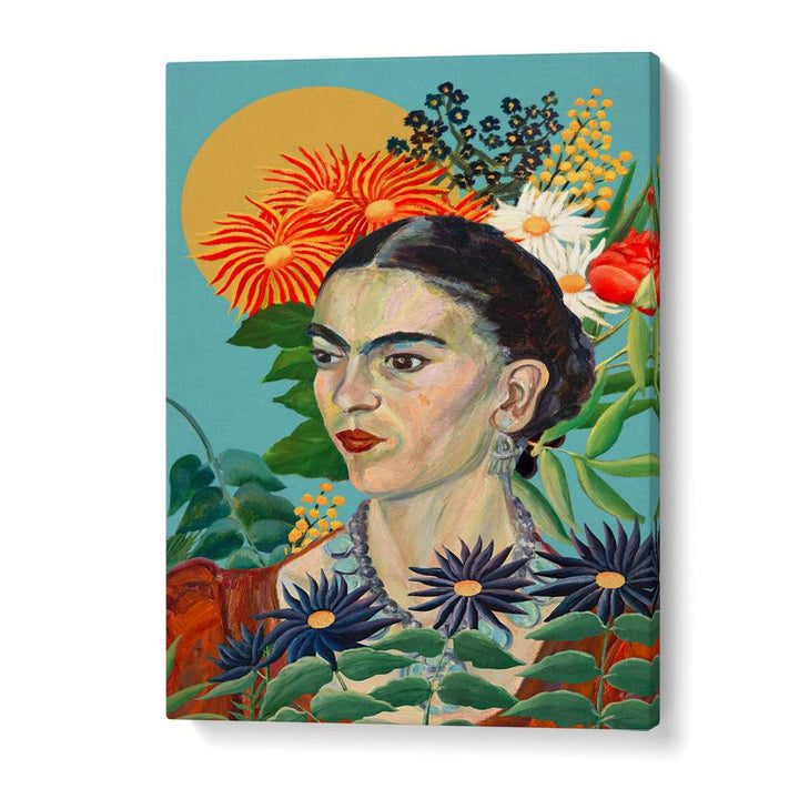EXOTIC FLORAL PORTRAIT
