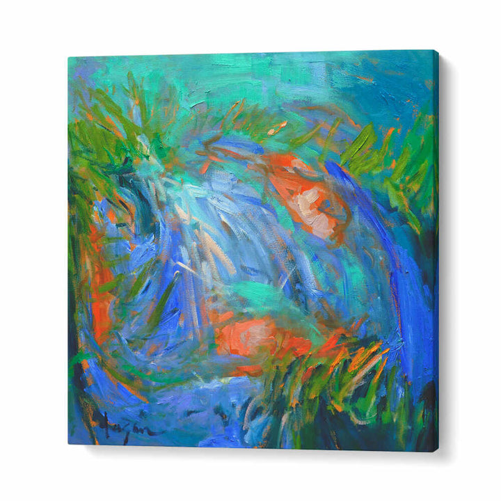EXPRESSIONIST COLORFUL ABSTRACT VI , ABSTRACT PAINTINGS