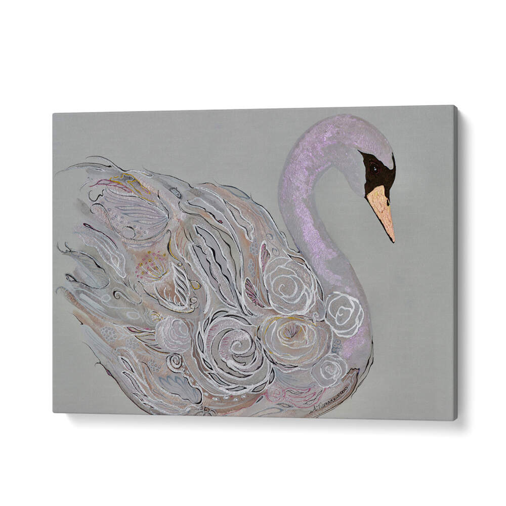 Elegant Swan, Animal Paintings showcase grace and beauty, perfect for transforming your space with unique art.