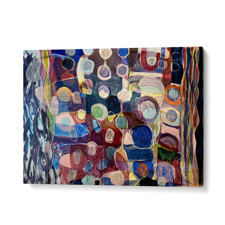 Vibrant ELEMENTS ORGANISEES I, ABSTRACT PAINTINGS showcases dynamic brush strokes, perfect for transforming your space.