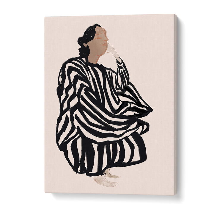 Elegant artwork showcasing FEMALE FIGURE I, PORTRAITS, featuring striking patterns and detailed craftsmanship.