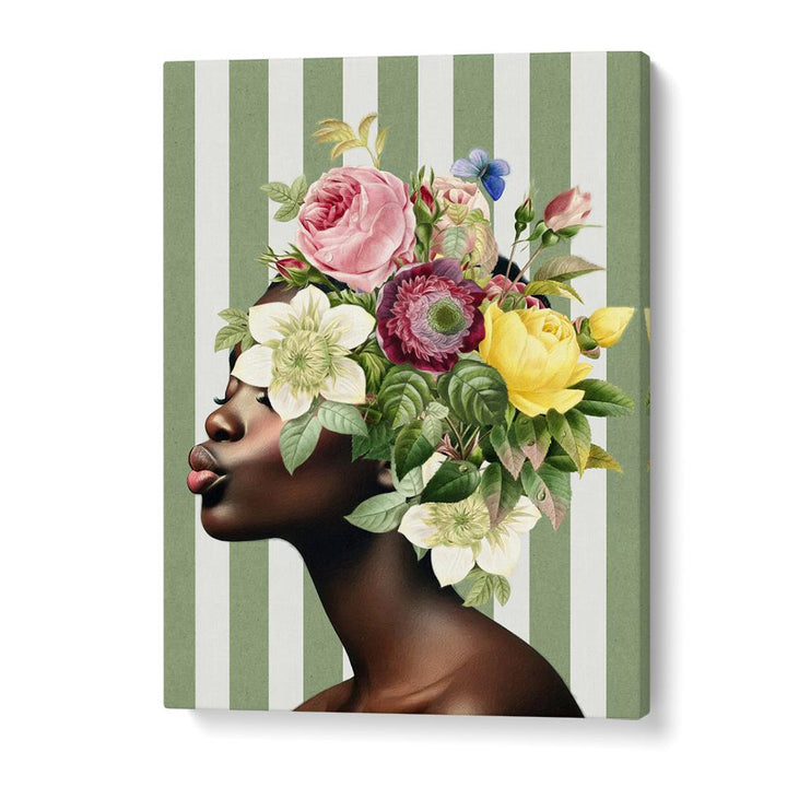 FLORAL WOMAN KISS