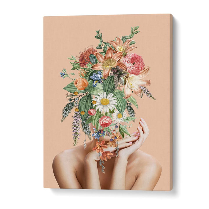 FLORAL WOMAN PORTRAIT