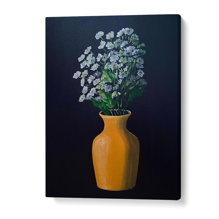 FLOWER PAINTING IN YELLOW VASE