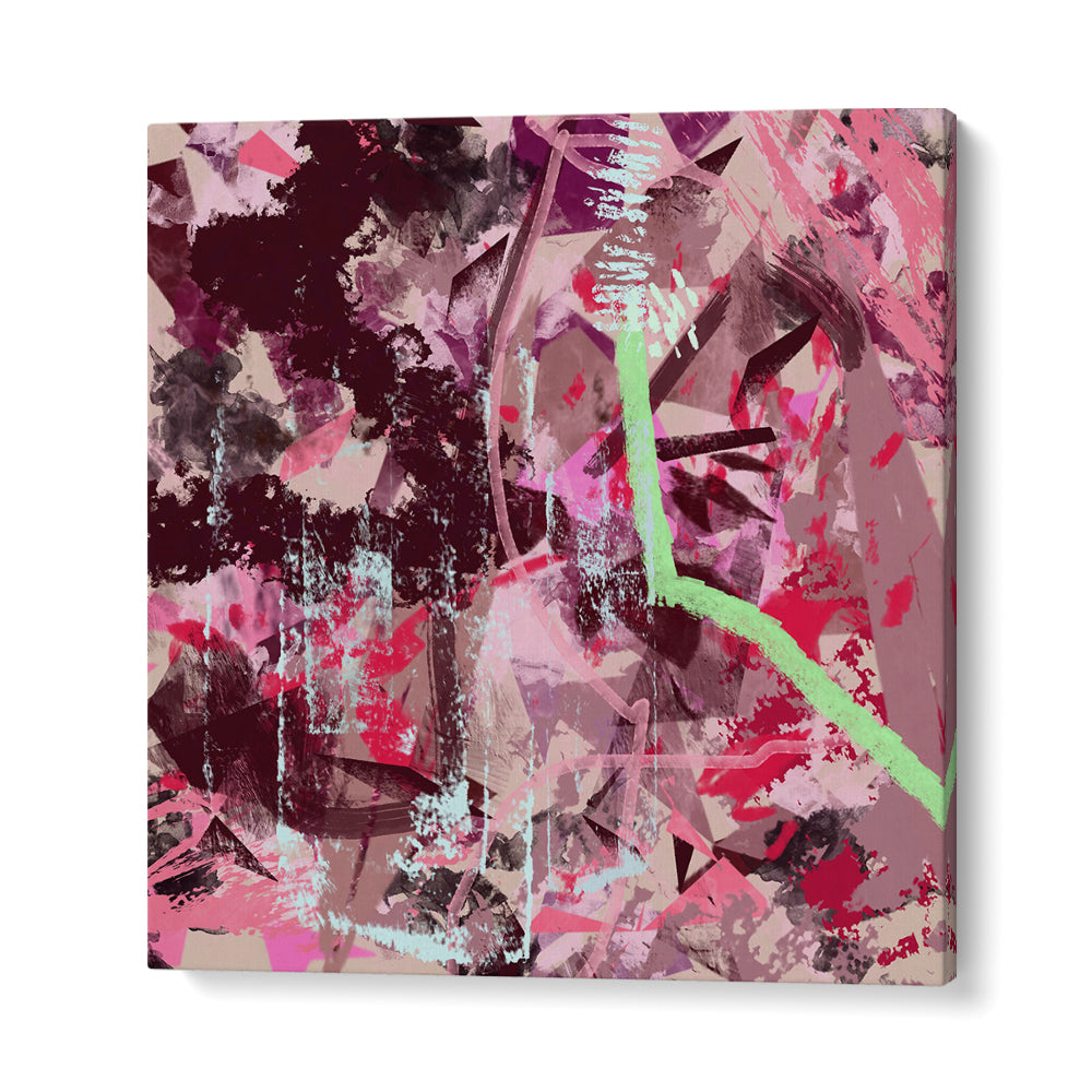 Vibrant FOUR SEASON SUMMER, ABSTRACT PAINTINGS showcasing fluid forms, perfect for enhancing your living space.