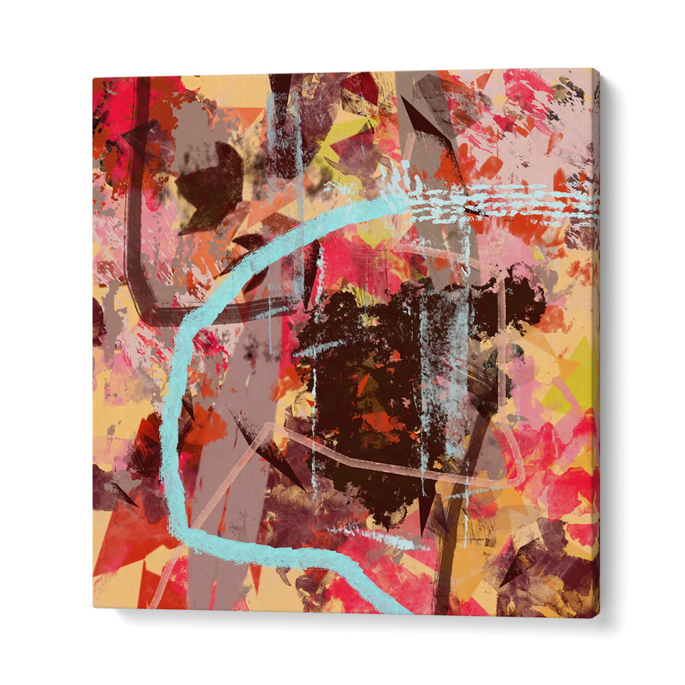 Vibrant FOUR SEASON AUTUMN, ABSTRACT PAINTINGS showcasing autumn's beauty with expressive colors and brush strokes.