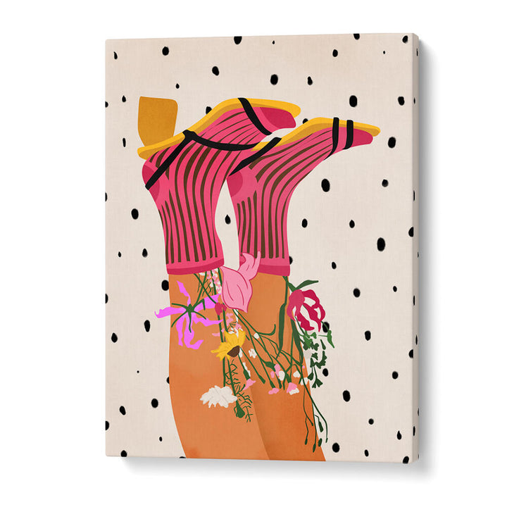 FLORAL STEP DELIGHT , FASHION POSTERS
