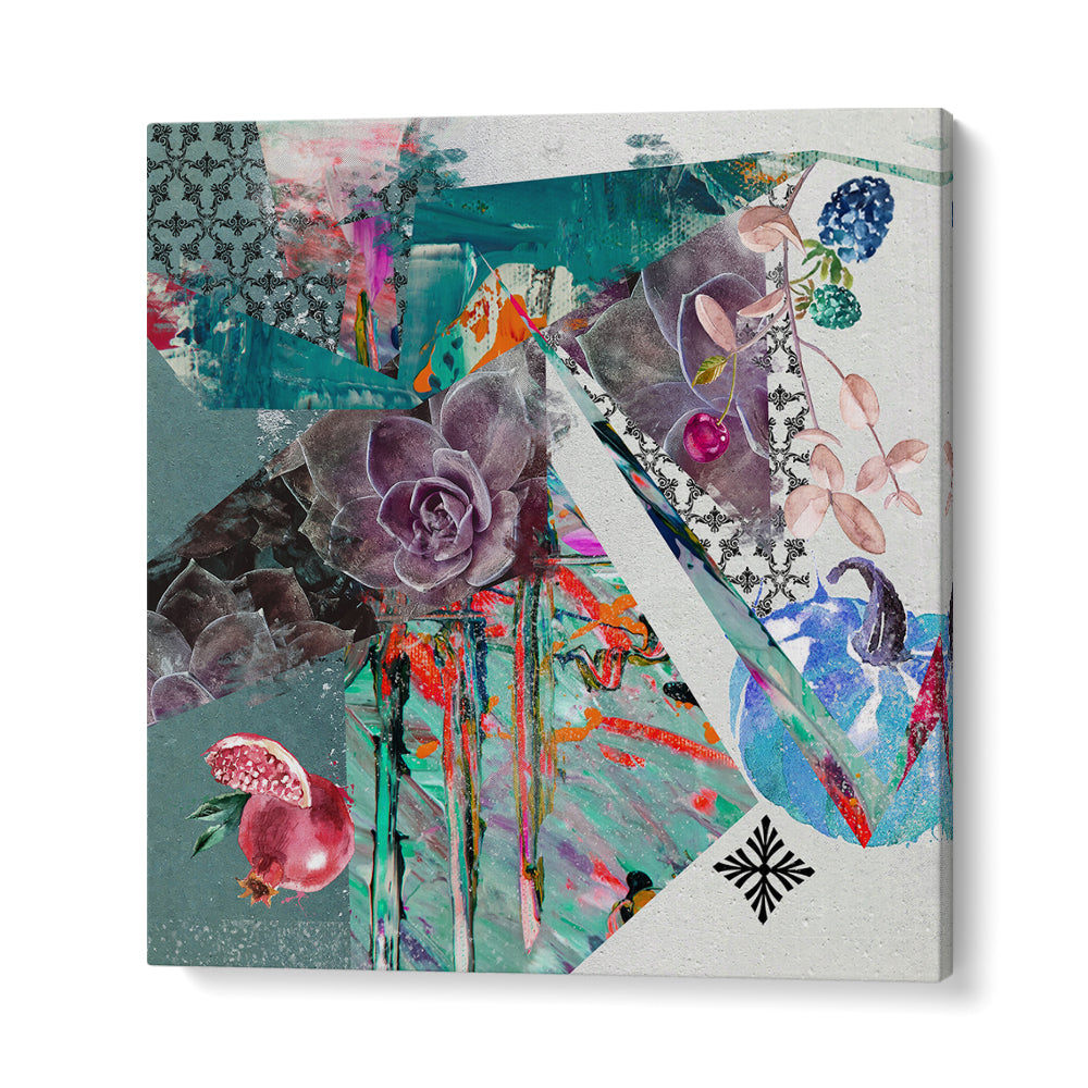 Vibrant Garden Abstract Paintings add a mesmerizing touch to your home decor, perfect for art lovers and casual decorators.