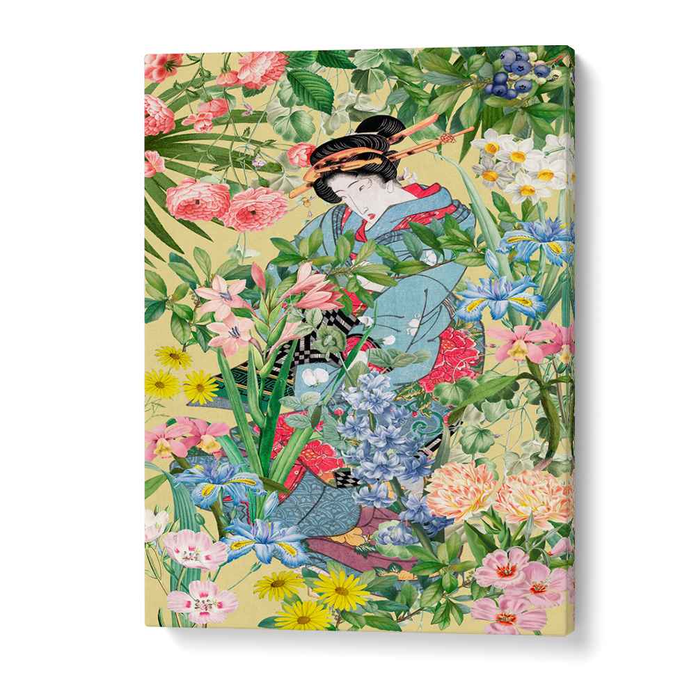 GEISHA AMONG FLOWERS