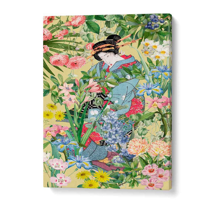 GEISHA AMONG FLOWERS