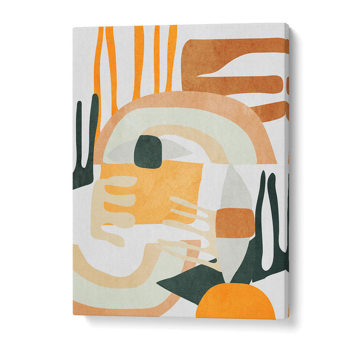 GEOMETRIC SHAPES ABSTRACT HARMONY , BOHO ART PAINTINGS