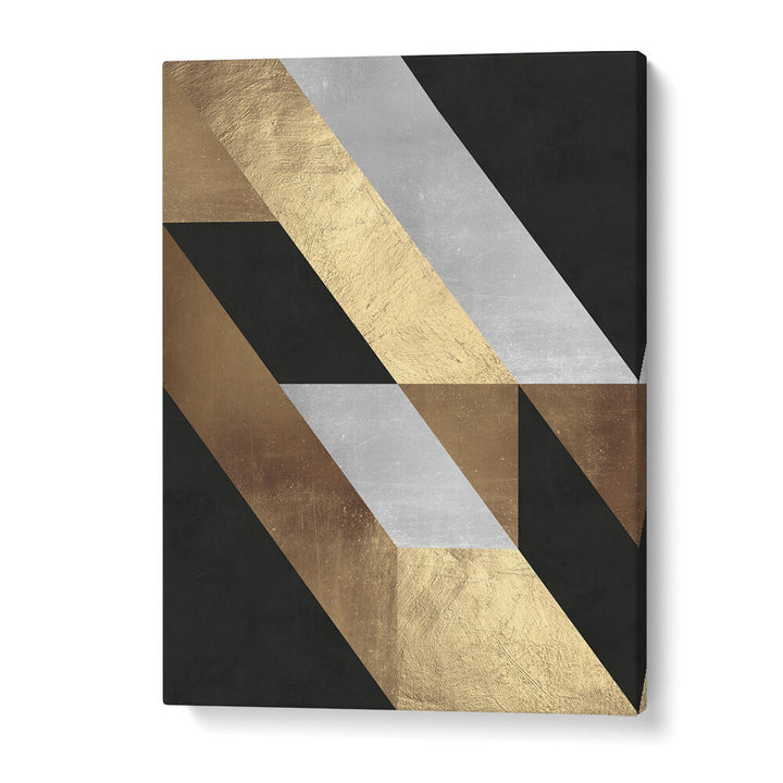 GEOMETRIC GOLD FLOW , GEOMETRIC ART PRINTS