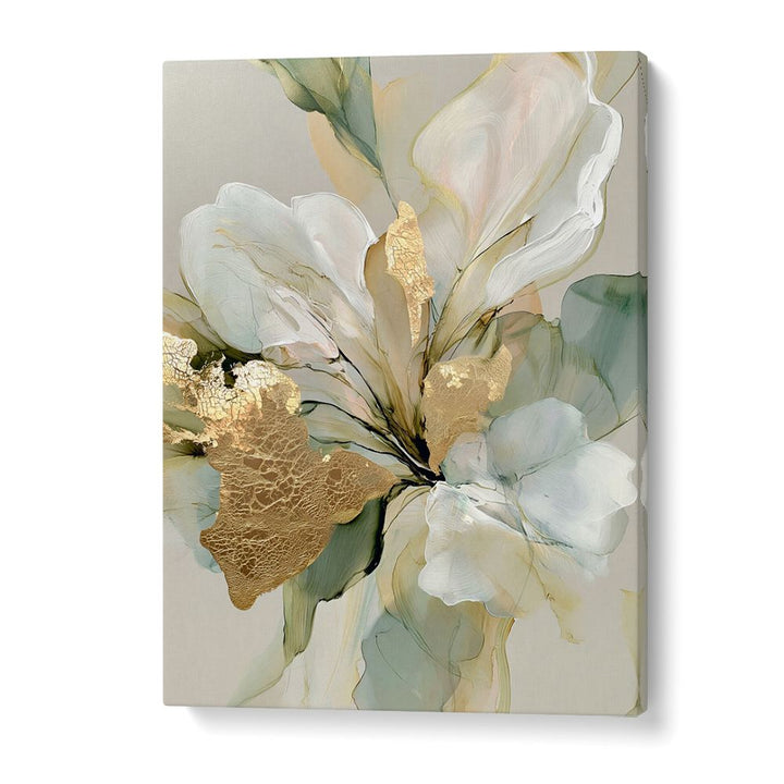 GOLDEN FLORAL ABSTRACT