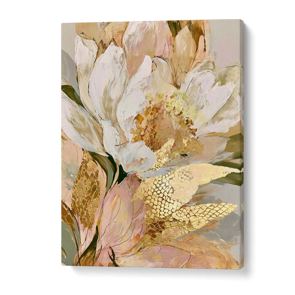 GOLDEN FLORAL ABSTRACTION