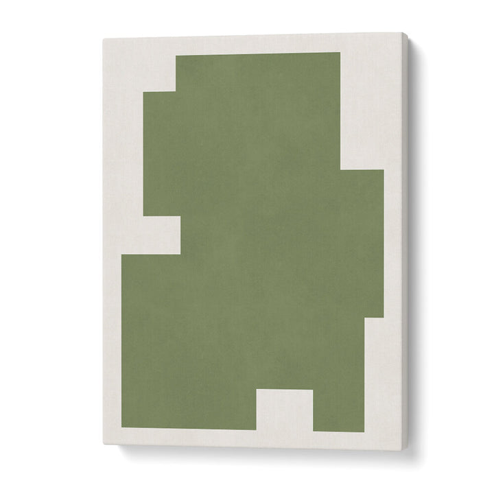 GREEN GEOMETRIC FORM , GEOMETRIC ART PRINTS