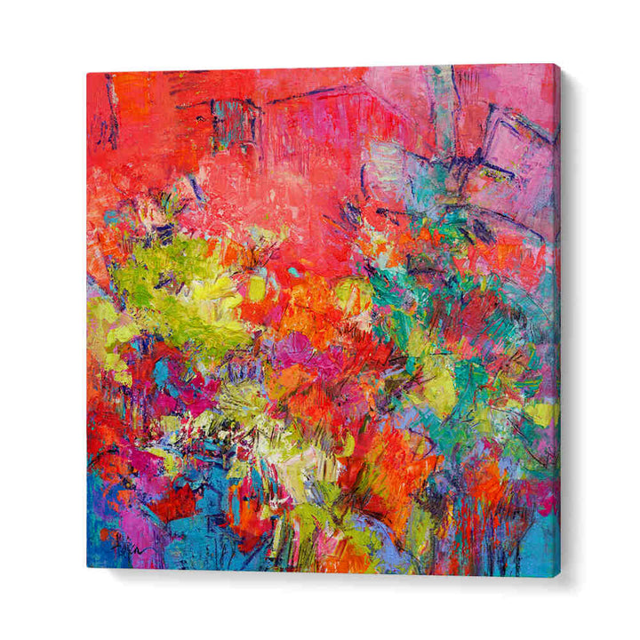 HAPPINESS SPROUTING , ABSTRACT PAINTINGS