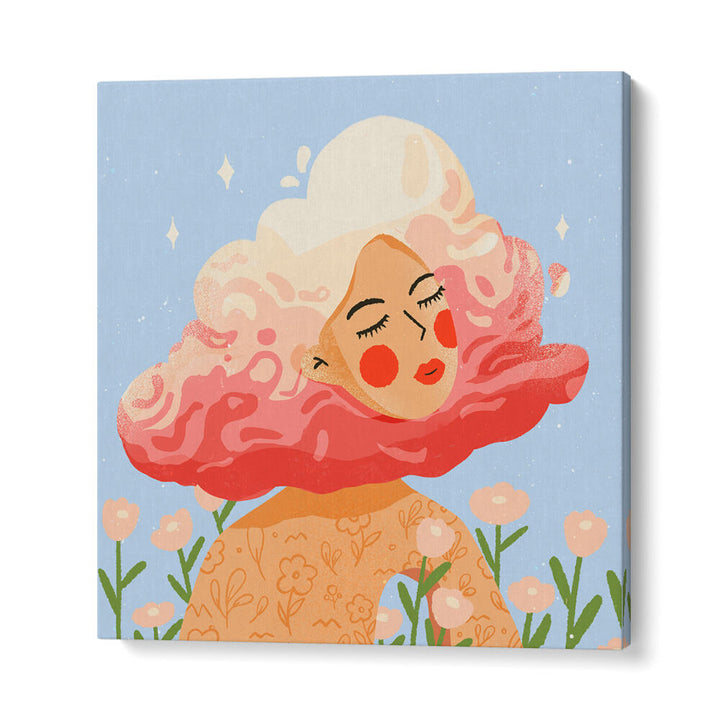 HEAD ON CLOUD , PORTRAITS & FIGURATIVE ILLUSTRATIONS