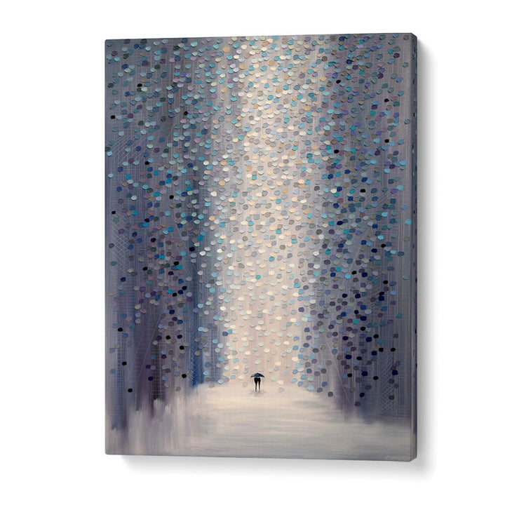 HAZY RAIN , MODERN IMPRESSIONISM PAINTINGS