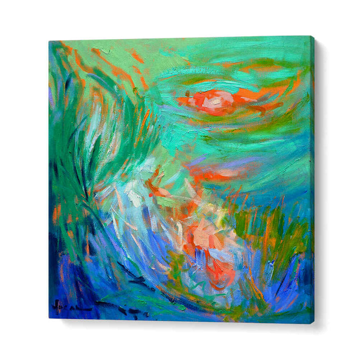 KOI SERENITY, ABSTRACT PAINTINGS