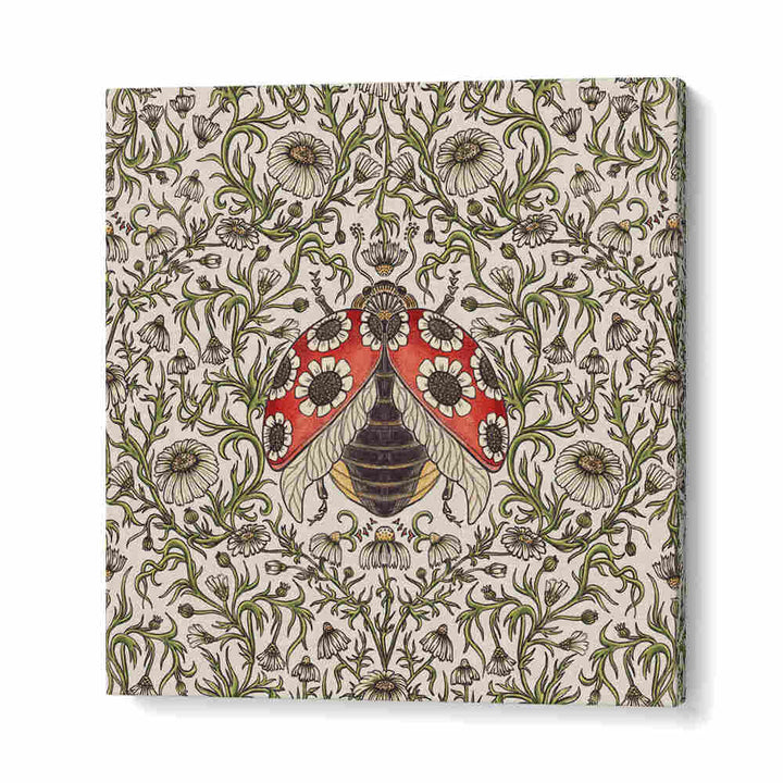 LADYBUG AND DAISY , PATTERN ART PRINTS